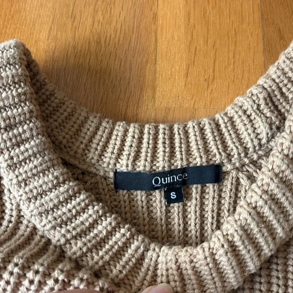 Women's Quince 100% Cotton Fisherman Sweater - Picture 3 of 3